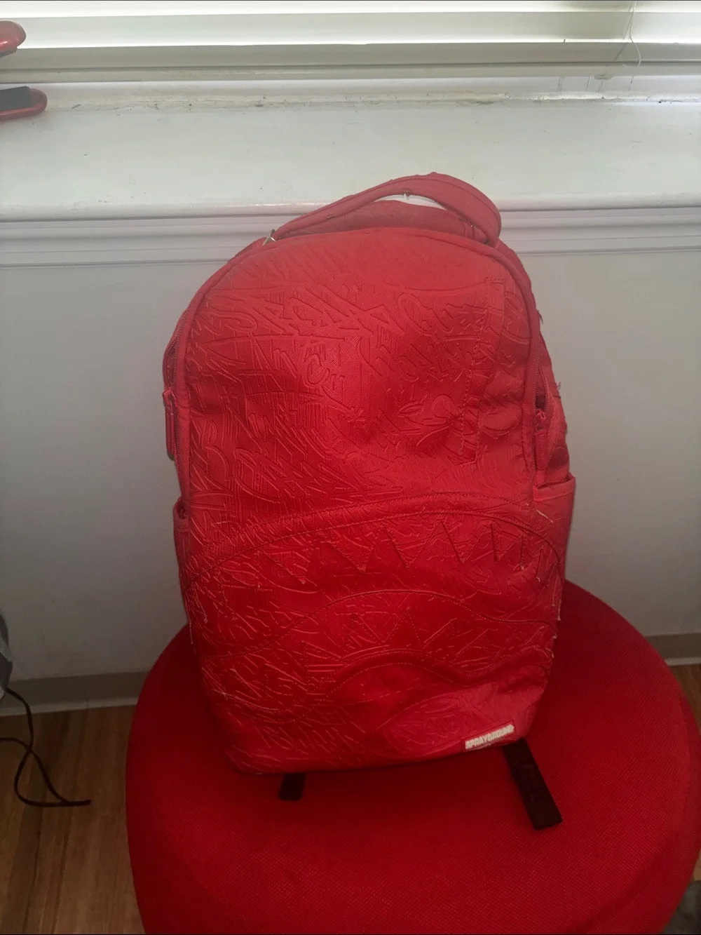 Sprayground Red Embossed Men’s Backpack